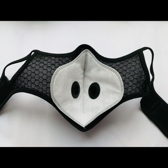 Unisex Reusable Sport Face Mask with respirators - Picture 9 of 12